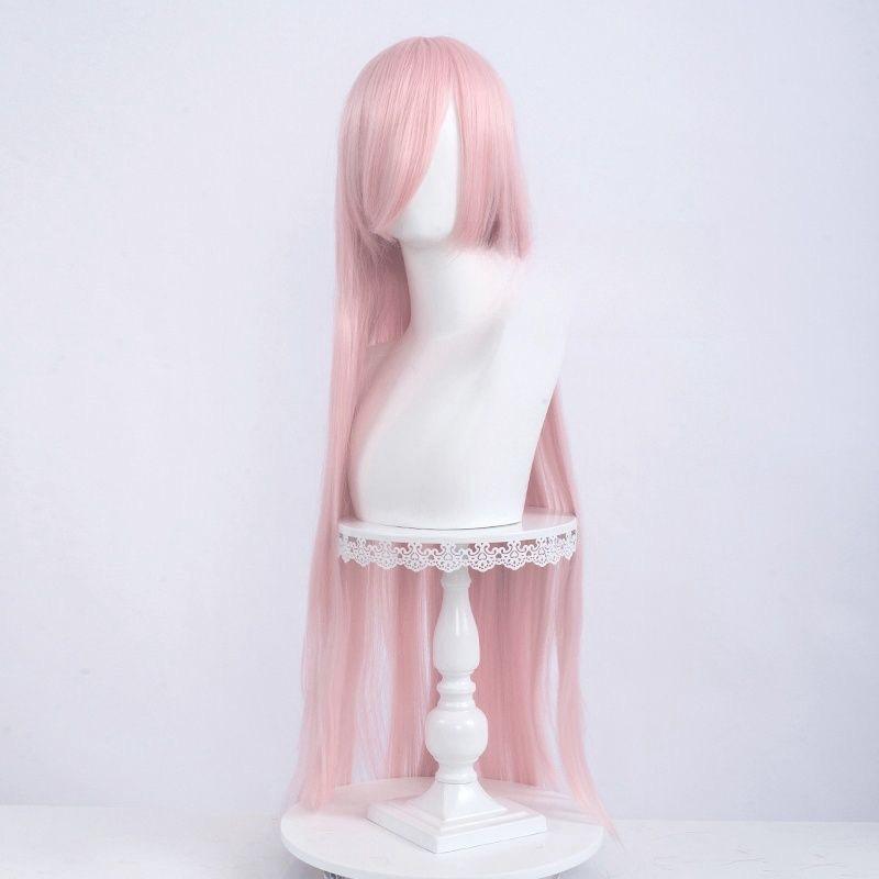 Cony paruka Univerzální cosplay paruka 100 cm dlouhá ofina 1 metr rovné vlasy Vícebarevná cosplay paruka