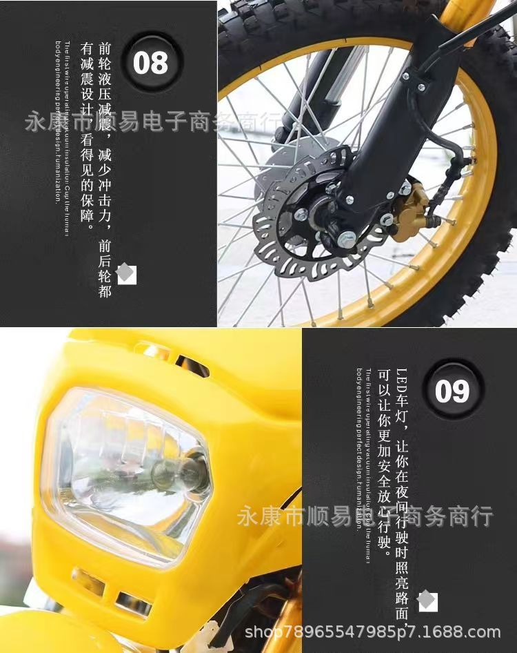 Factory Direct Sales New Off-Road Motorcycle Mountain High Race Venue Small Jump Atv Adult 125Cc Motorcycle