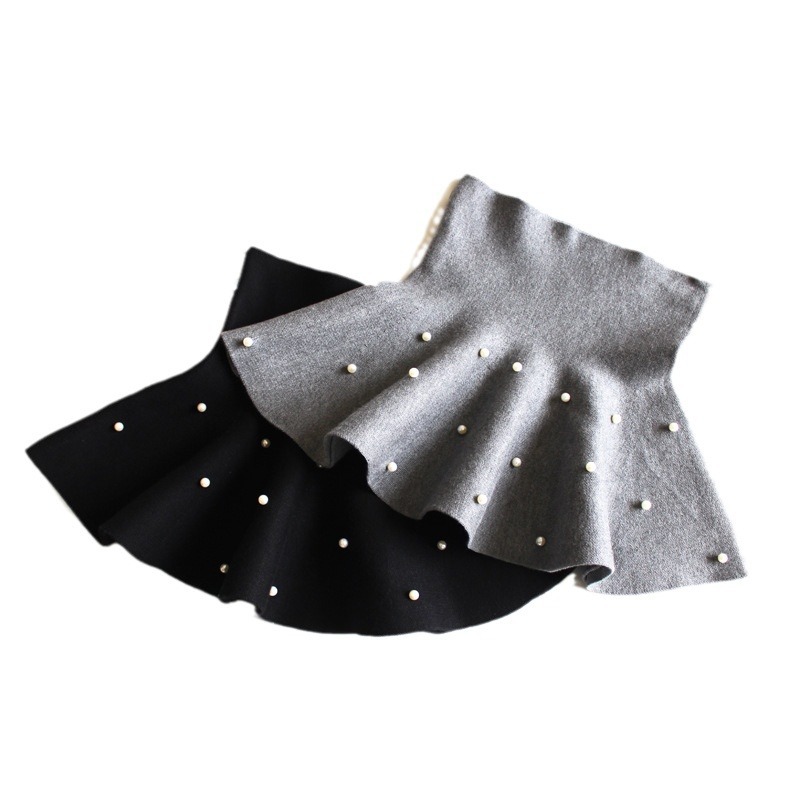 Falda de las niñas Otoño e Invierno falda de pettiskirt de las niñas de los niños falda de burbuja falda de rendimiento perla falda princesa falda femenina