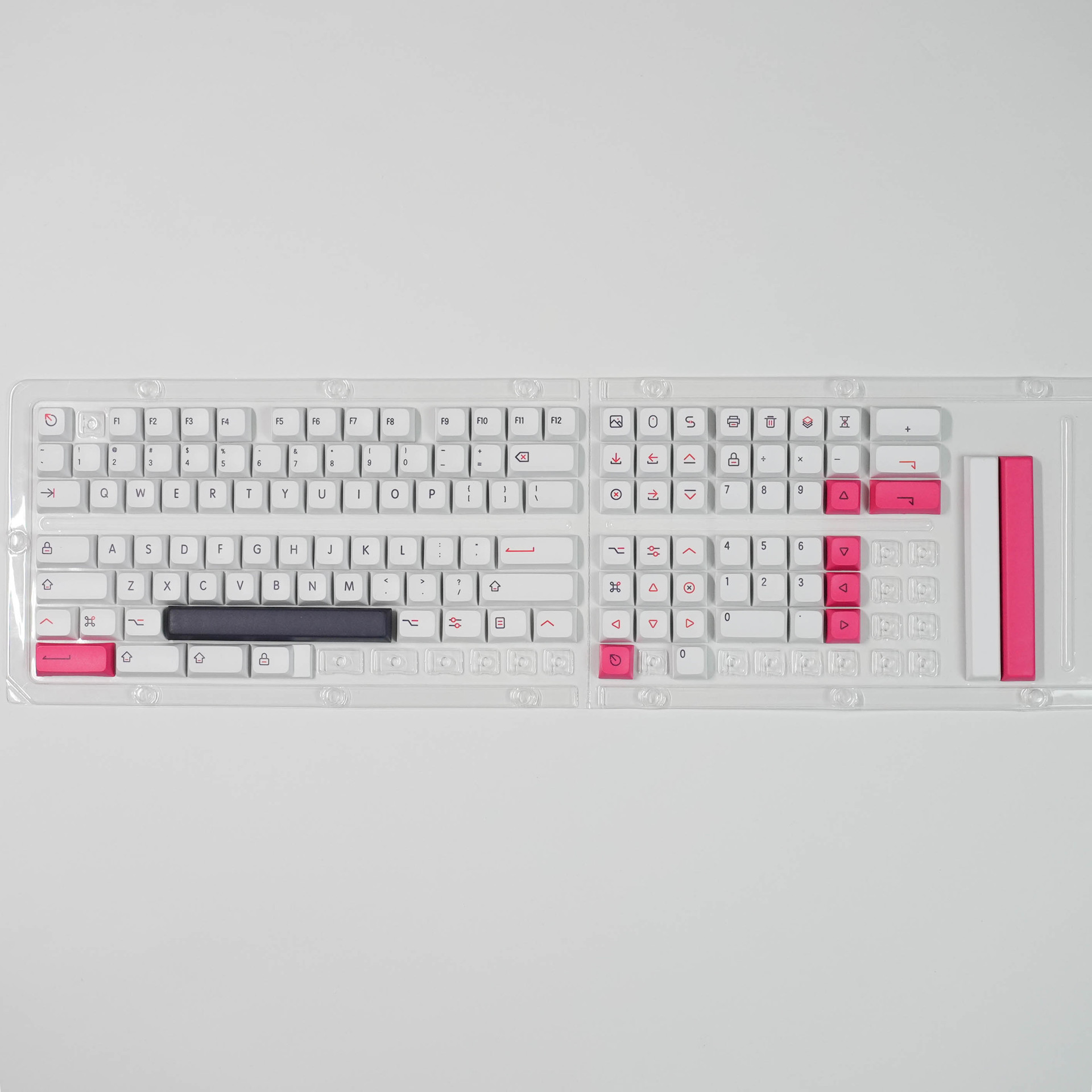 PBT material XDA altura bola tapa sublimación Pacha perro tema patrón grande conjunto completo universal Teclado mecánico keycap