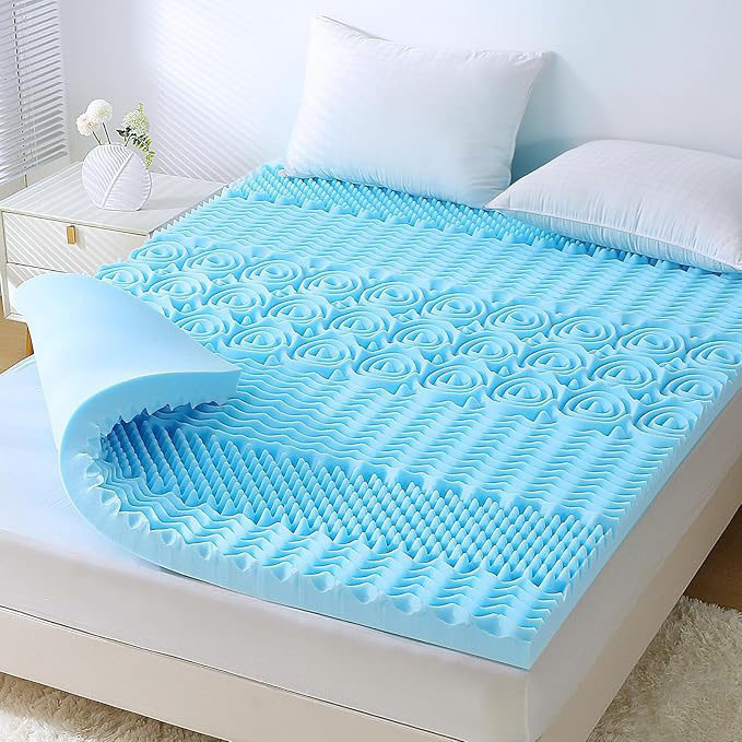 Factory wholesale hot selling gel wave mattress egg crate massage embossed thin mattress