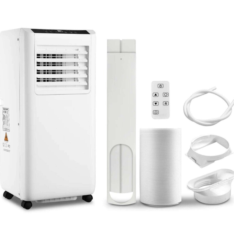 Mobile Air Conditioner for Home Use, Single Cooling and Heating, No External Unit, Small Air Conditioner, Dual-Use for Cooling and Heating, Vertical All-In-One Machine, Portable