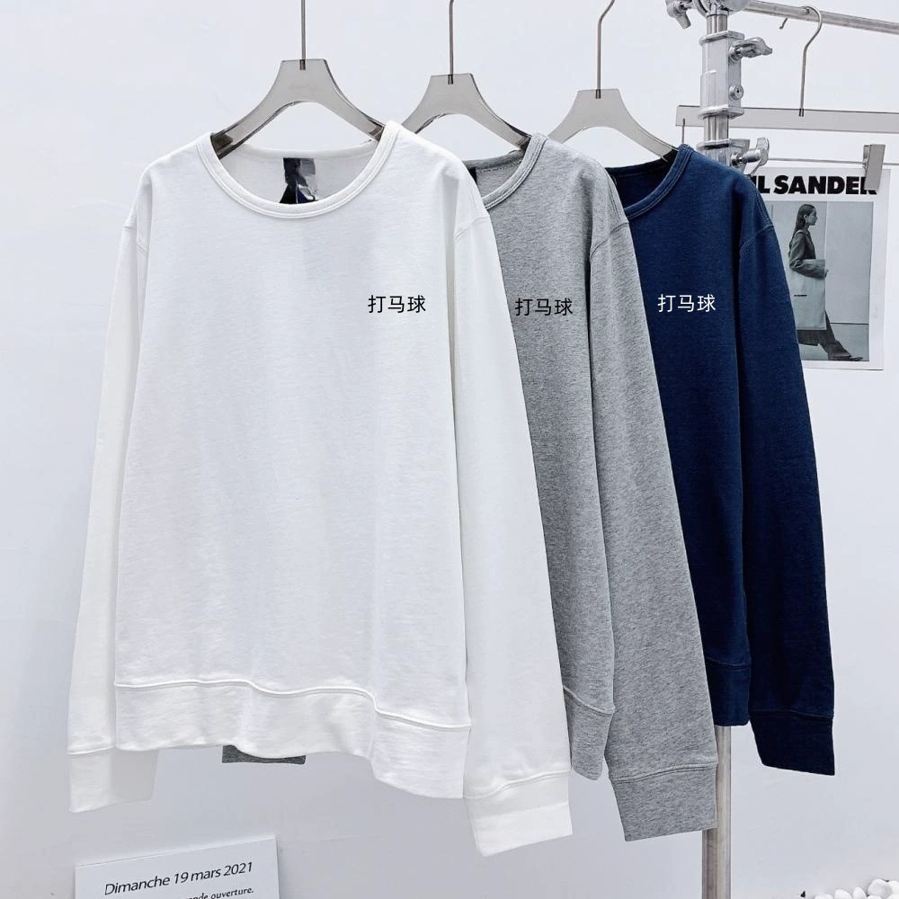 Мужская вышитая рубашка-поло весна-осень 2025, свитшот с круглым вырезом, универсальная повседневная спортивная рубашка с длинным рукавом, в наличии 2306