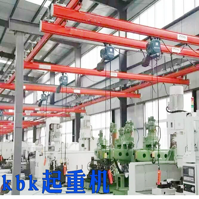 Кран на гибких гусеницах KBK, гибкий подвесной кран, жесткий кран KBK, гибкий кран KBK