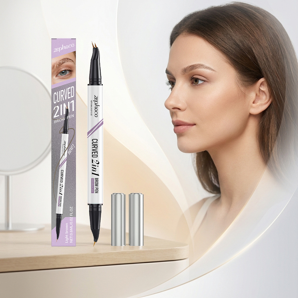 ZEPHOCO 双头眉笔系列 轻松勾勒自然立体眉型丝滑显色流畅眉笔