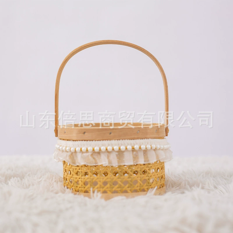 Производитель Оптовая Flower Basket, Венок корзина искусство цветов, композиция Цветочная арт-режим, Фестиваль, Пасхальная корзина, сувенир, подарочная корзина, свадебная упаковочная корзина