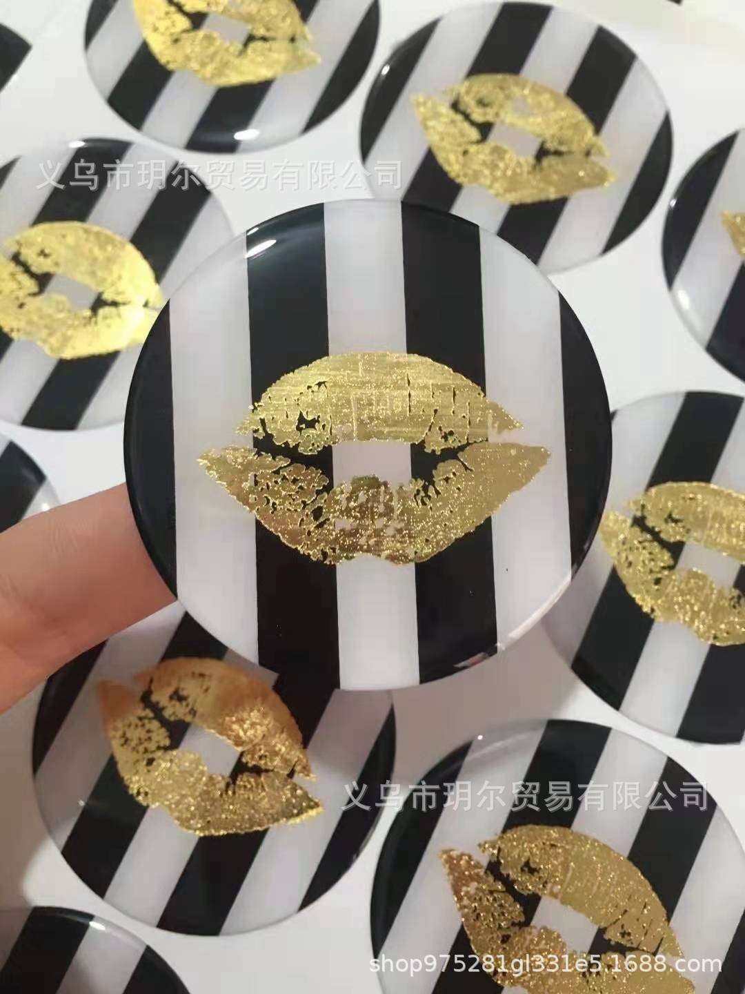 定制水晶滴塑标签 透明PVC滴胶贴纸车标标牌定做logo滴胶不干胶