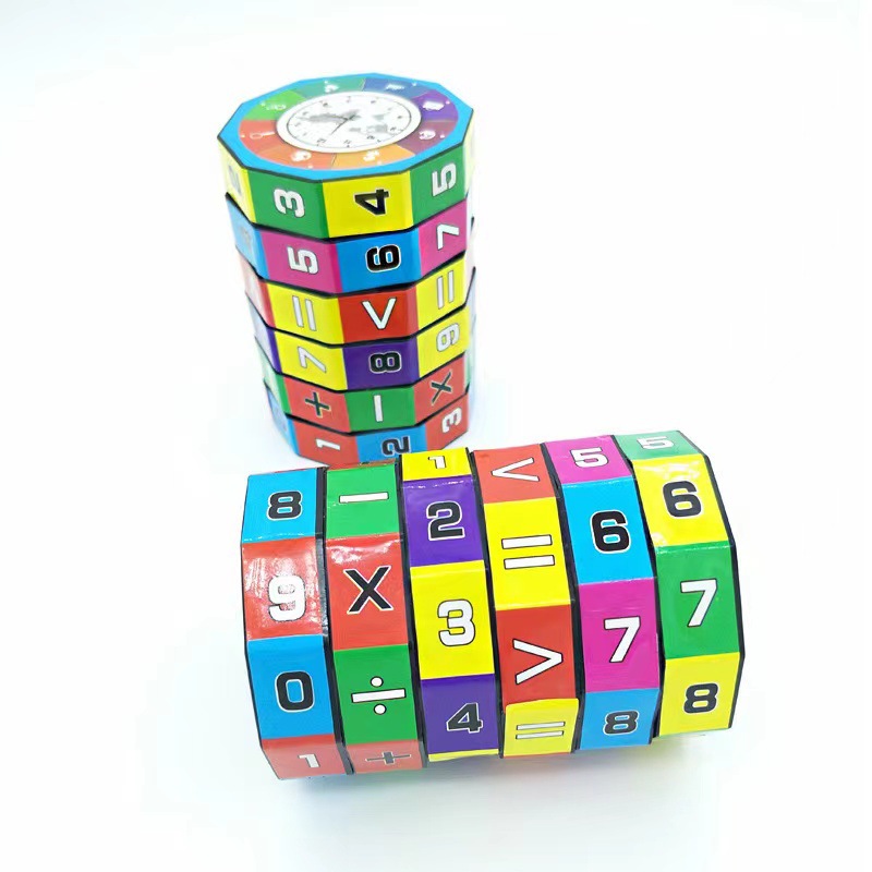 Suministro de juguetes para niños Rubik cubo circular aritmética de rotación Rubik cubo digital Rubik cubo digital 2 yuan tienda por mayor