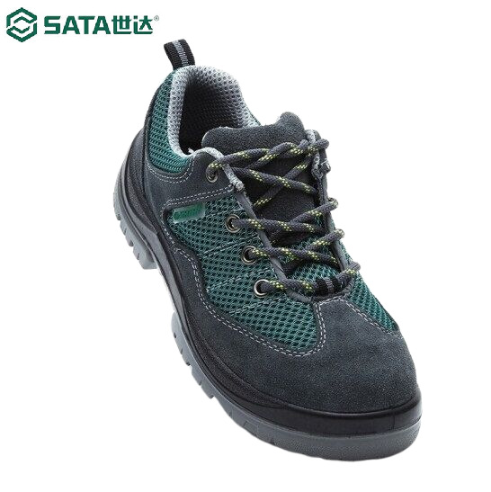 世达 劳保鞋男款防砸防刺钢头工作鞋工地专用安全鞋 FF0501休闲款