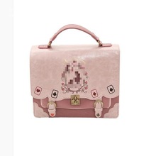 仙境女双肩学院风梦游斜挎包手提单肩包爱丽丝日系剑桥