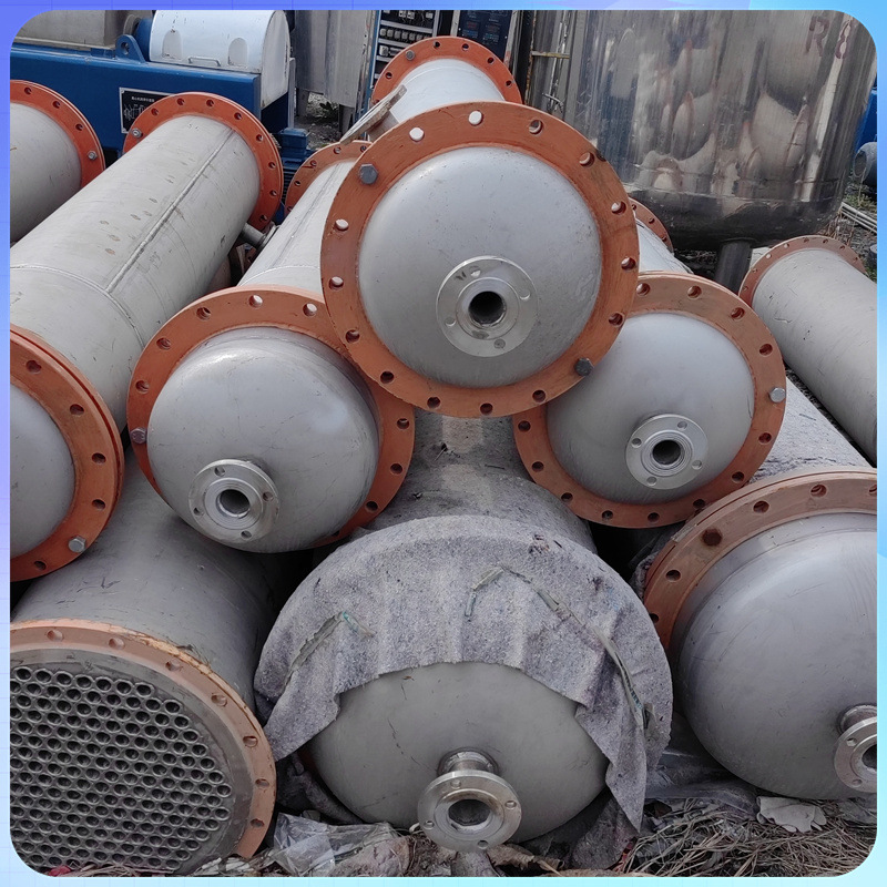 供应二手喷淋式冷凝器 列管式冷凝器 降温换热冷却器 钛材冷凝器