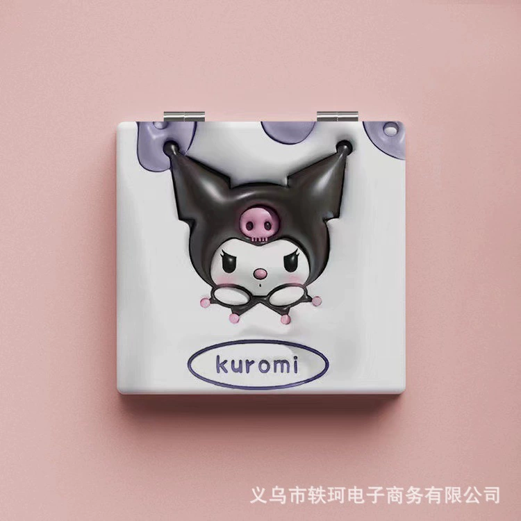 Handheld folding cute mirror for students, new collection