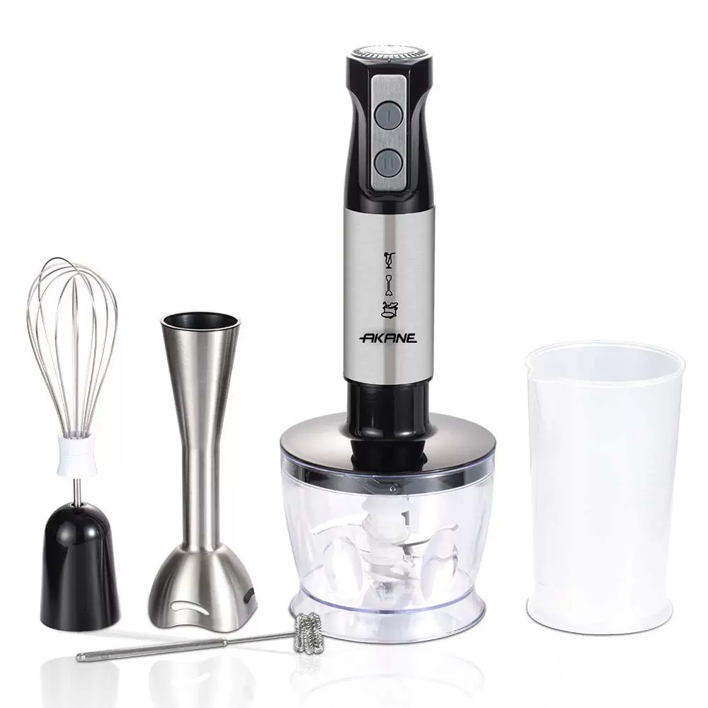 AKANE跨境欧规电动手持式搅拌机五合一榨汁打蛋搅拌家用料理棒