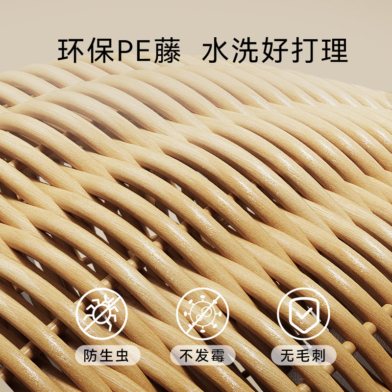 En primavera y verano, gato tridimensional, a prueba de humedad, orejas de gato, nido de ratán, cuna universal para cuatro estaciones, nido para perros, nido para mascotas semicerrado