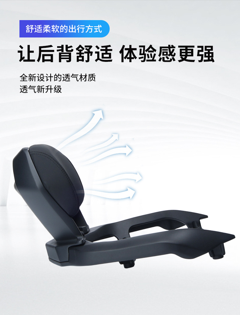 Suitable for Longjia Vmax300/250 Tail Rack, Backrest, Rear Shelf, Tail Wing, Rear Armrest, Tail Box Rack Modification Accessories