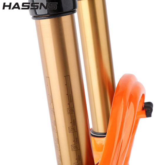 HASSNS Mountain Bike Air Fork 34 36MM Tube 160/180 Large Stroke Damping Barrel Shaft BOOST Air Fork