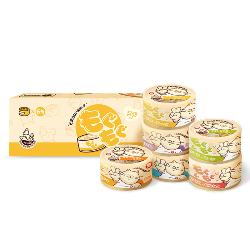 Lulu olla salsa de cocina comida húmeda para gatos comida enlatada para gatos bocadillos para gatos pescado carne comida húmeda bibimbap mascota gato nutrición aumento de grasa