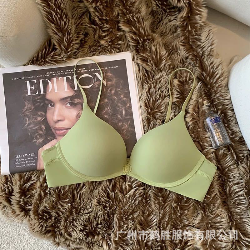 Venta directa de fábrica comercio electrónico transfronterizo Sudeste de Asia Vietnam Tailandia damas sin costuras sujetador de recogida lateral cómodo