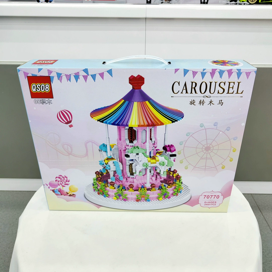 Rotating constructor, board game, interactive toy, small particles, for children and parents