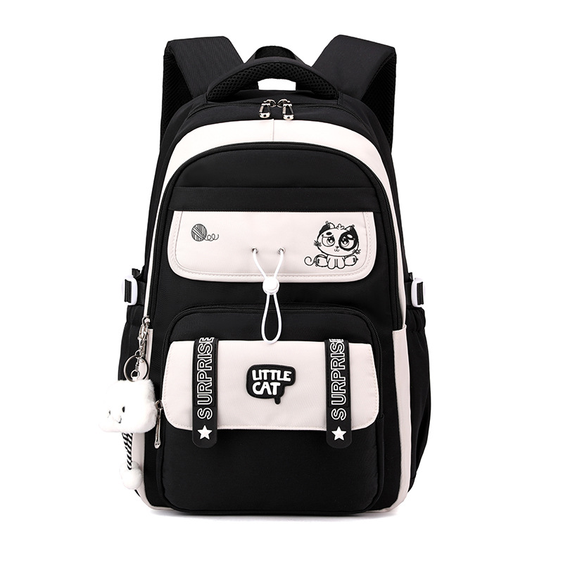 2025 nuevo estilo simple, lindo, de alto valor, mochila escolar de grado 5-6, mochila de gran capacidad para estudiantes