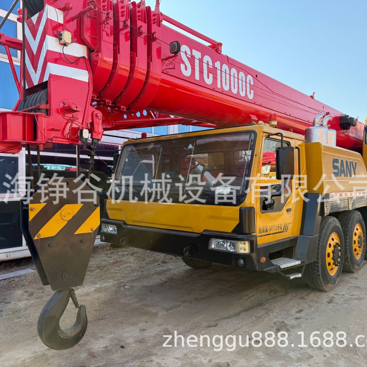 提供货代三一100吨汽车吊 STC1000起重机二手现货出售