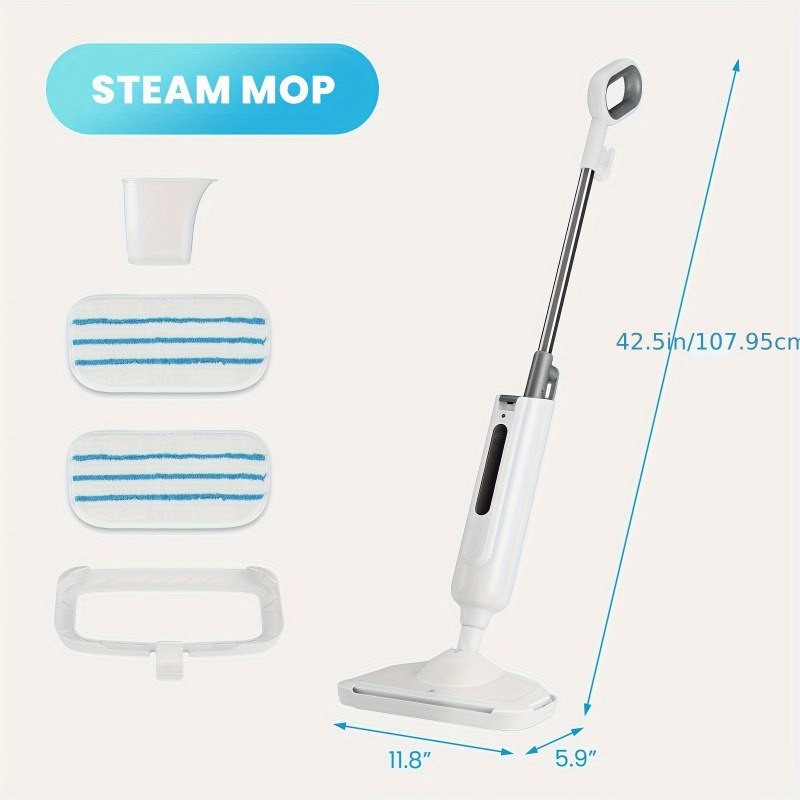 ⑩F6202026 New Cross-Border Dropshipping 7-in-1 Commercial Hardwood Floor Steam Mop 11.16 Ounces 1200