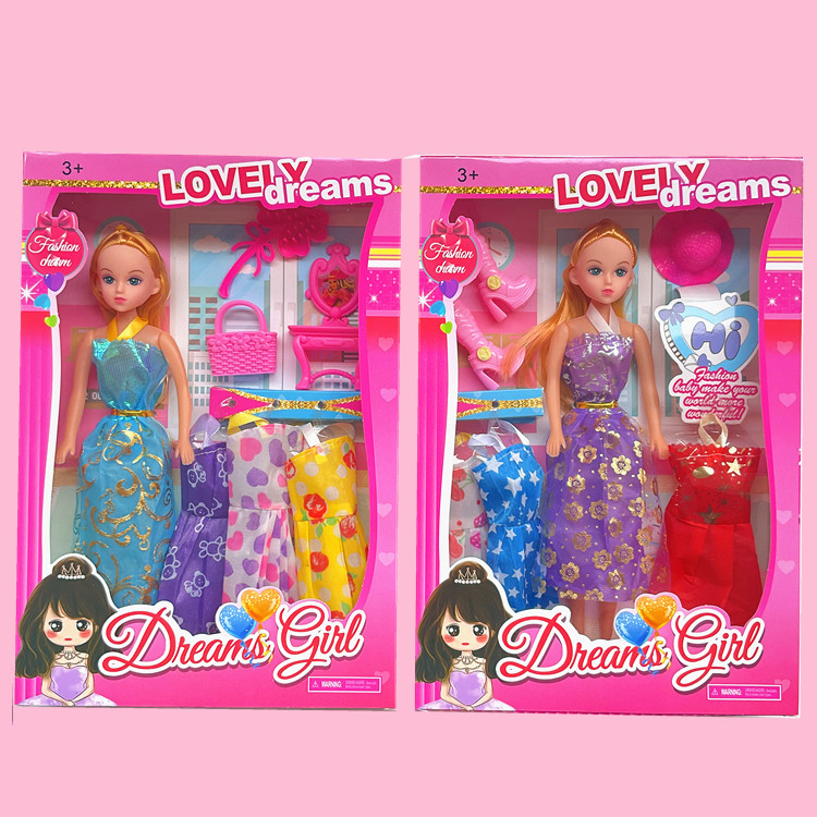 Yi Tian Barbie muñeca caja de regalo juego de las niñas juguete casa entrenamiento clase Premio puesto al por mayor princesa de vestir