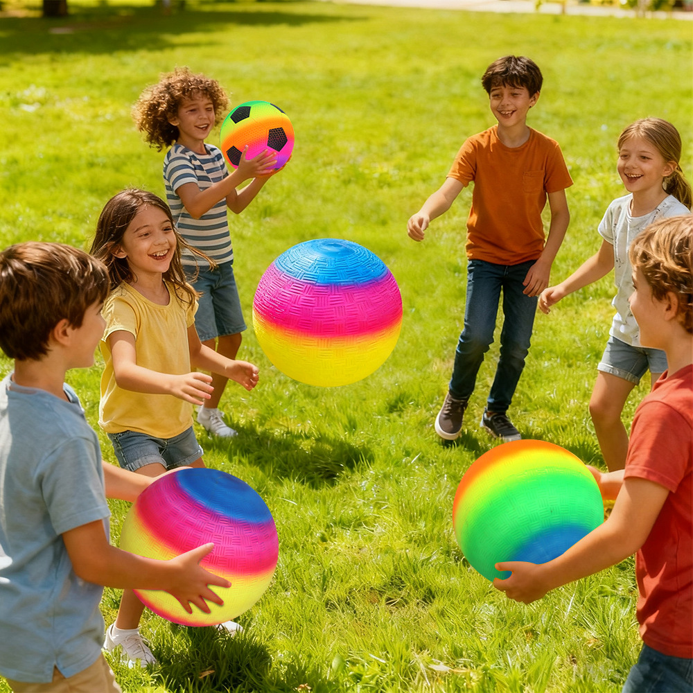 Cross-Border Toy Ball, Spherical Decorative Ball, Parent-Child Interactive Football, Children's Inflatable Ball Toy, Elastic Ball, Bouncing Ball