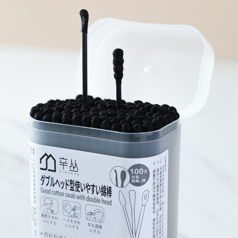 Hisopos de Algodón de Doble Punta de Algodón Absorbente Desechable para Maquillaje y Limpieza de Oídos