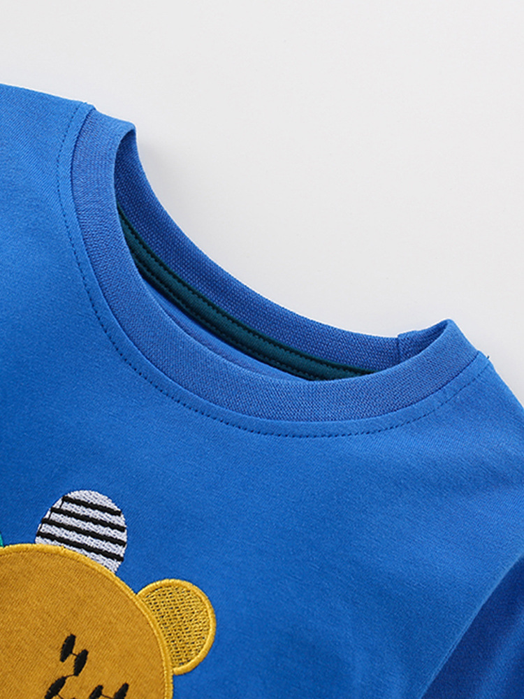 Ropa de hogar para niños malwee transfronteriza otoño e invierno nuevo traje de pantalón de cintura elástica de manga larga con cuello redondo para niños europeos y americanos