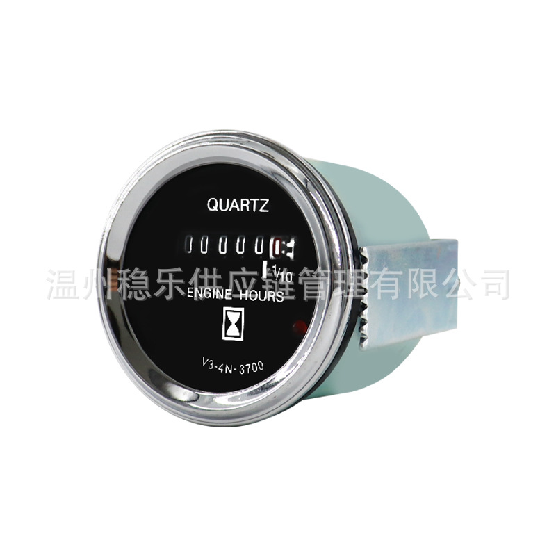 Working Hours Meter 040948 Veethree 52mm 4N3700 4N-3700 Steady Hour Meter