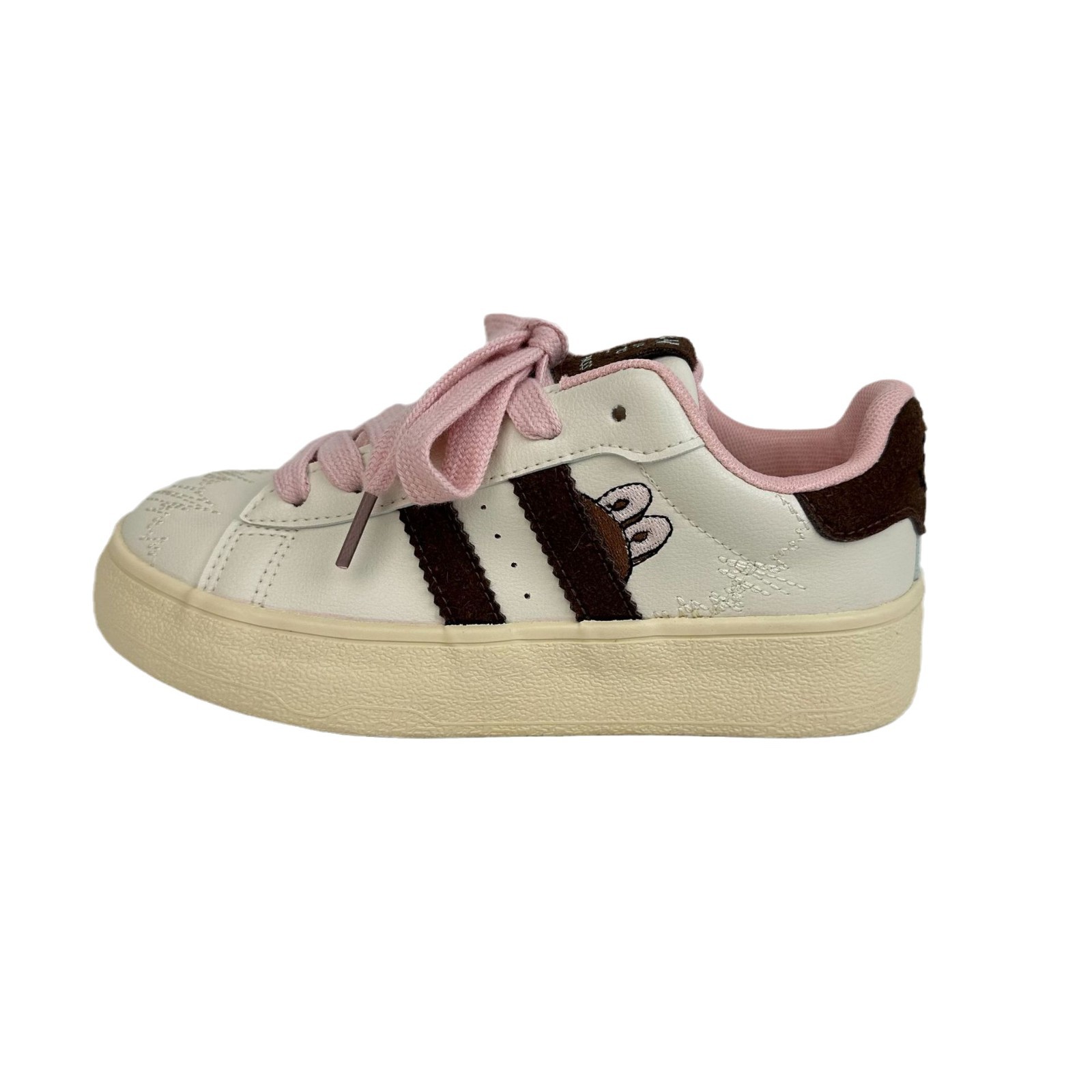 Yuanbo2025 primavera nuevos zapatos de skate de estudiantes nicho Harajuku graffiti zapatos blancos coreanos zapatos de lona generales