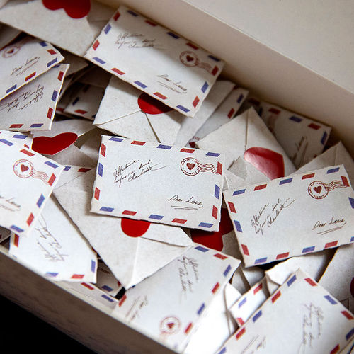 Love letter stationery, ninety-ninth love letter envelope set for you, mini love confession, small note gift