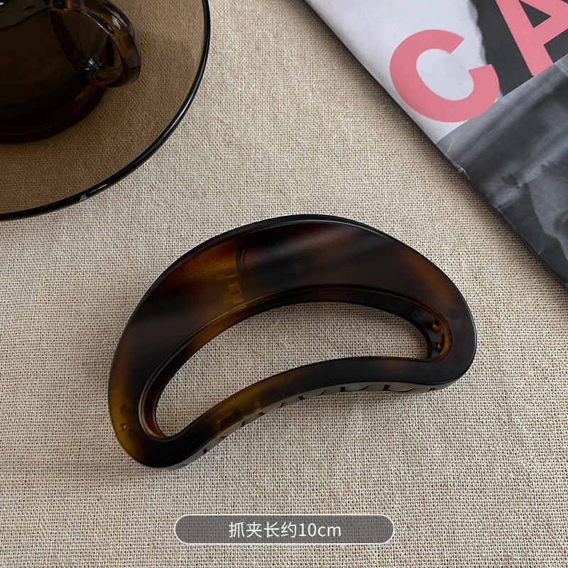 フランス式の酢酸高級感のサメの魚は女性の春夏の復古の気質の後頭部を挟みます。