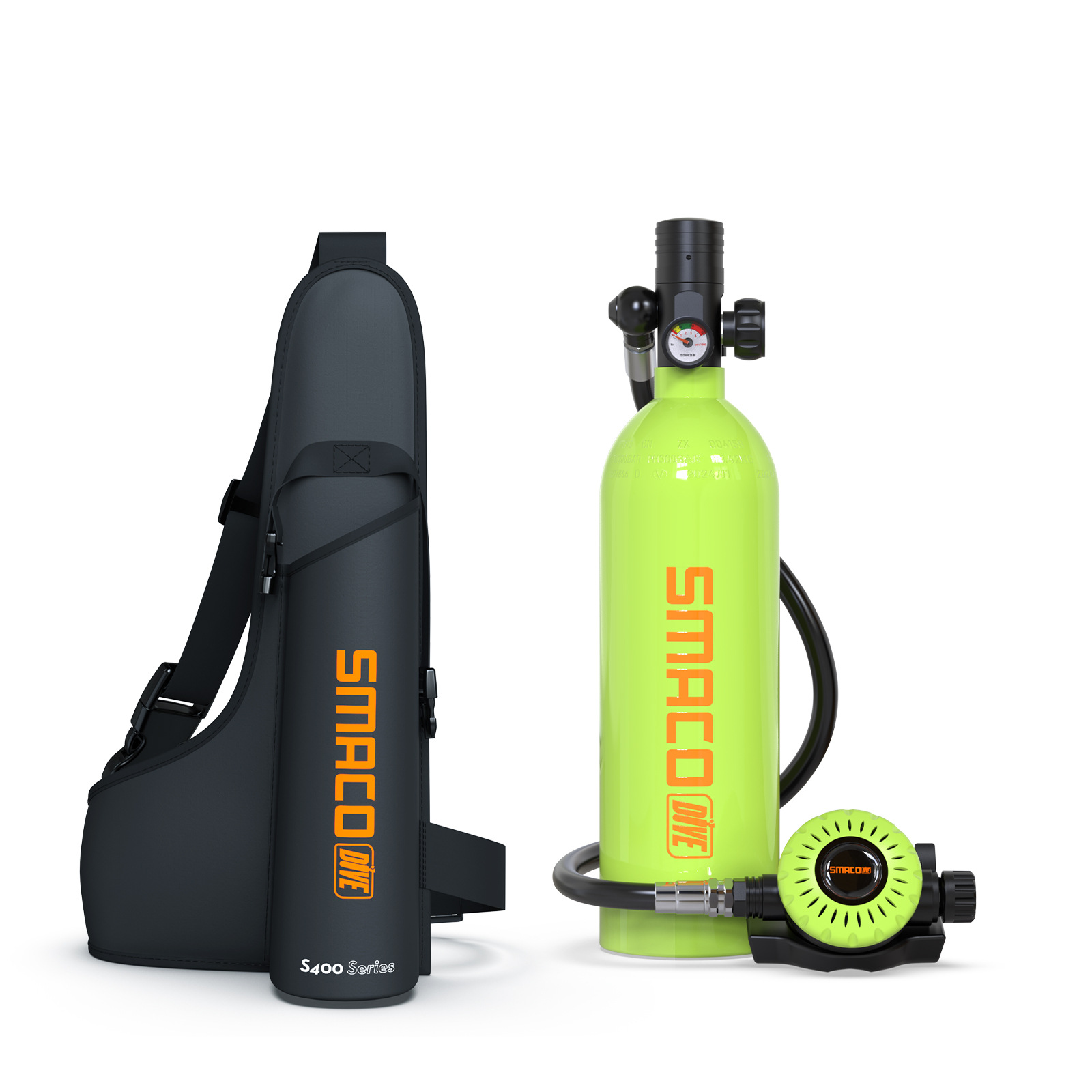 Smacodive Diving Supplies Outdoor Snorkeling Equipment Supplies Underwater Respirator Strap Type Oxygen Bottle