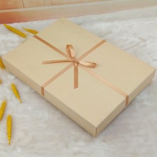 A4A3画框相册礼物盒西装婚纱零食包装盒生日情人公司白色礼盒定制