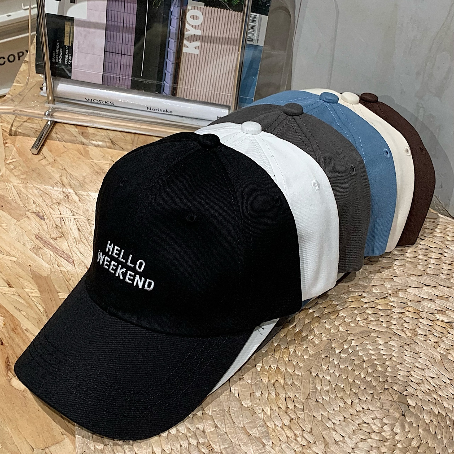 Autumn New Fashion Embroidery Alphabet Baseball Sunscreen Sports All-match Sun Hat display picture 4