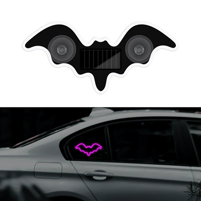 Wireless Neon Glowing C-Pillar – Other lights - solar-bat-pink