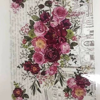 圣诞节立体窗花UV水晶标定制带背胶撕膜留字转印贴标防水立体贴纸