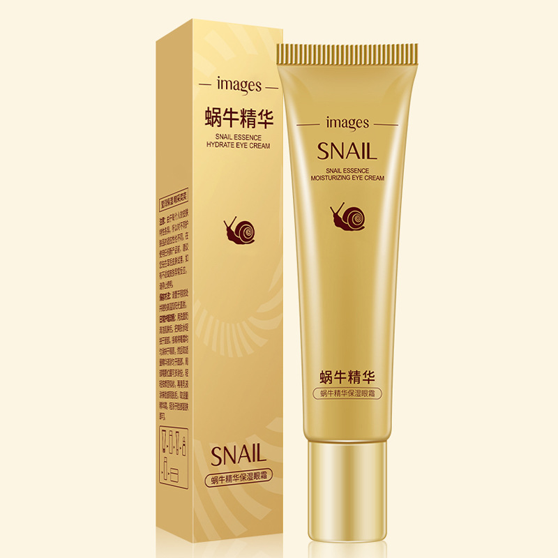Imagen belleza Caracol esencia hidratante crema de ojos hidratante mejora las ojeras desvanecimiento líneas finas crema de ojos al por mayor