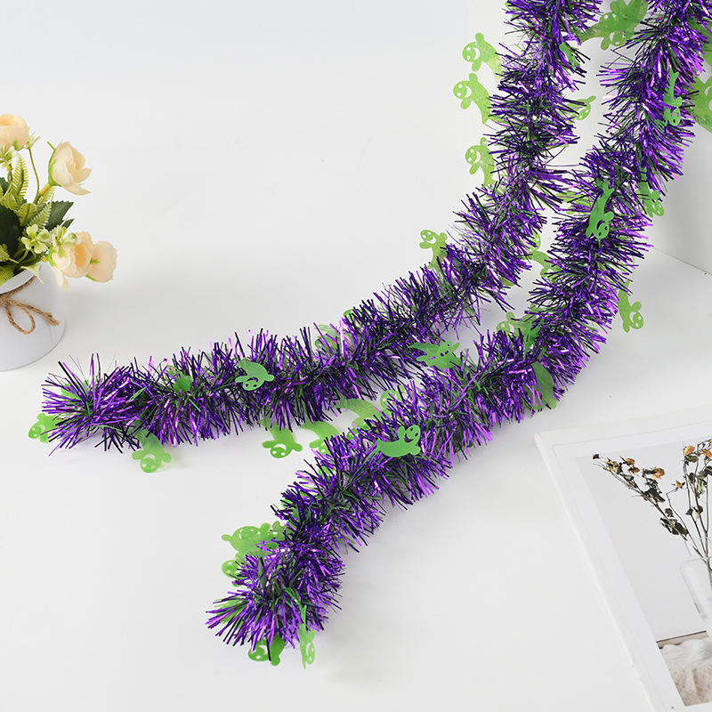 Comercio exterior transfronterizo barra de color de Halloween barra de color fantasma blanco multi-color multicombinación decoración de Halloween cinta de flores