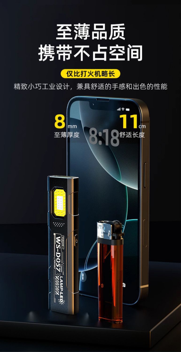 High-brightness rechargeable flashlight with long battery life, lithium battery, outdoor zoomable long-range torch, compact, portable, multifunctional, and durable