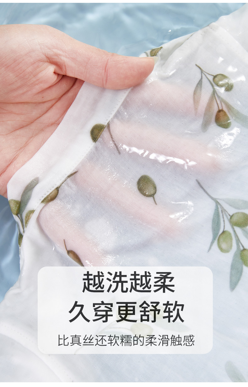 男女宝宝衣服夏季纱布款短袖和尚服婴幼儿连体衣夏装竹纤维空调服详情8