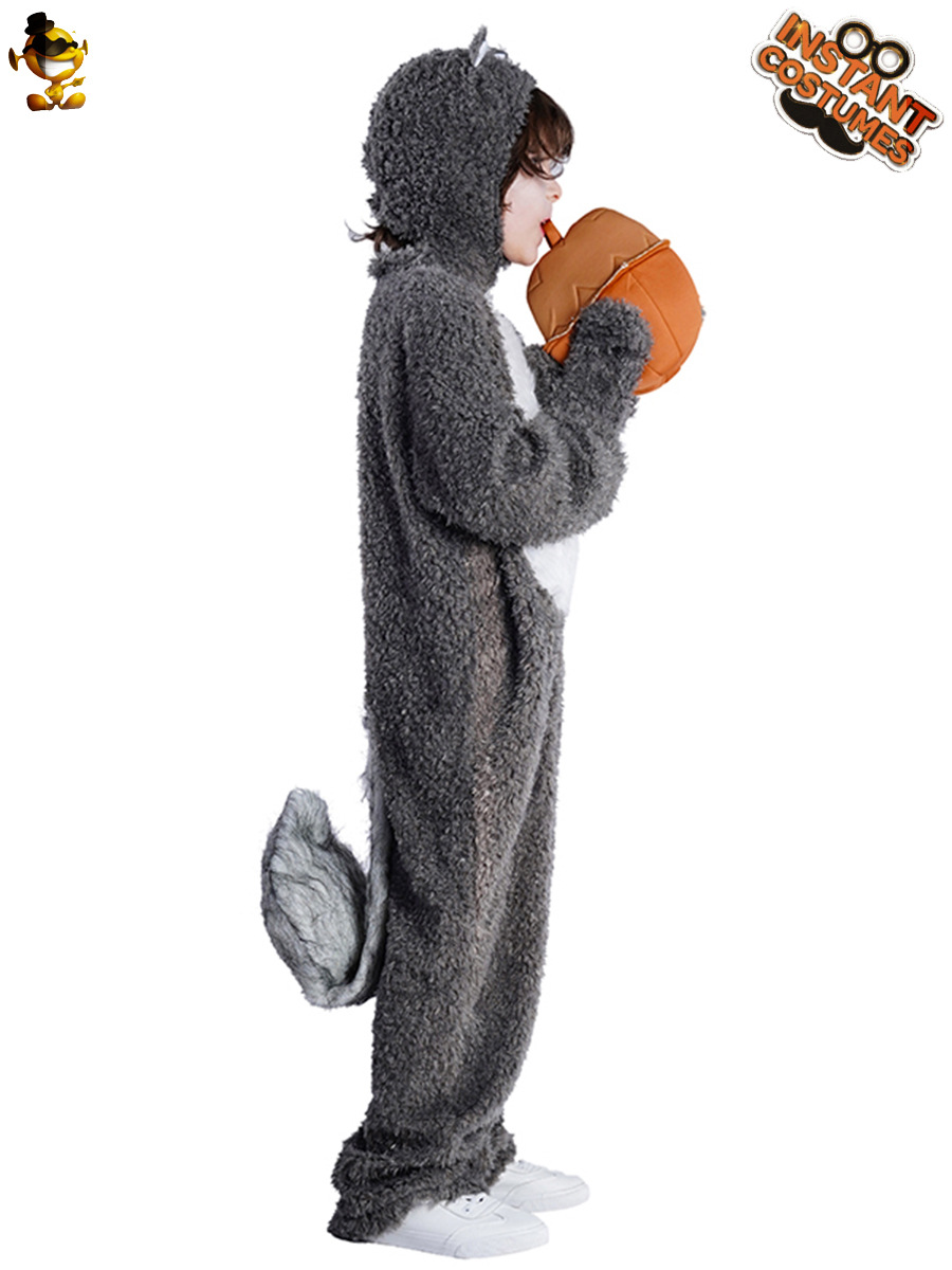 Transfronteriza de Halloween de Los Niños de ardilla mono del partido del rendimiento de la etapa traje cos outfit