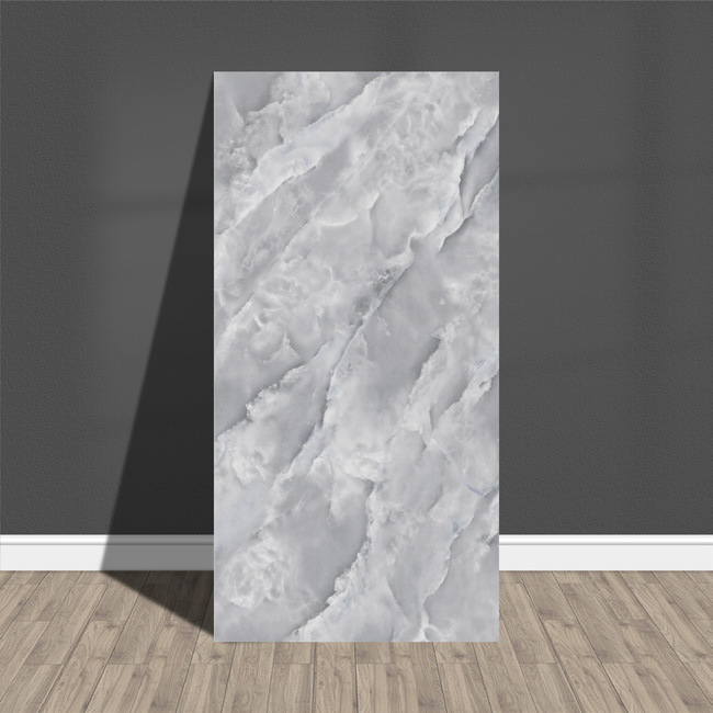 Fábrica de suministro directo de imitación de mármol azulejos de pared autoadhesivo a prueba de agua a prueba de humedad pegatinas de pared suministro transfronterizo placa de plástico de aluminio