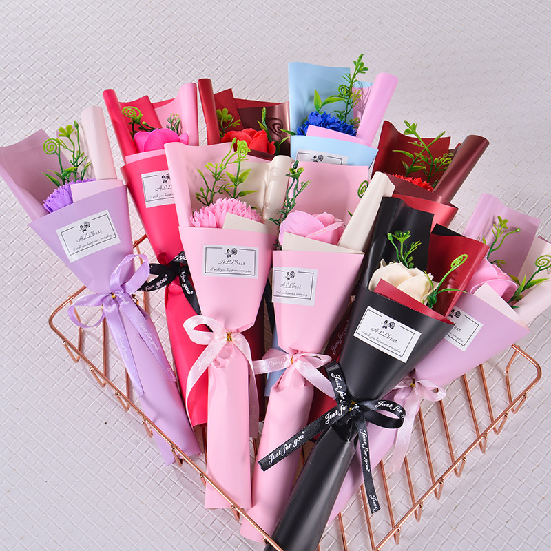 Sweet Flower Soap Flower Artificial Flowers display picture 3