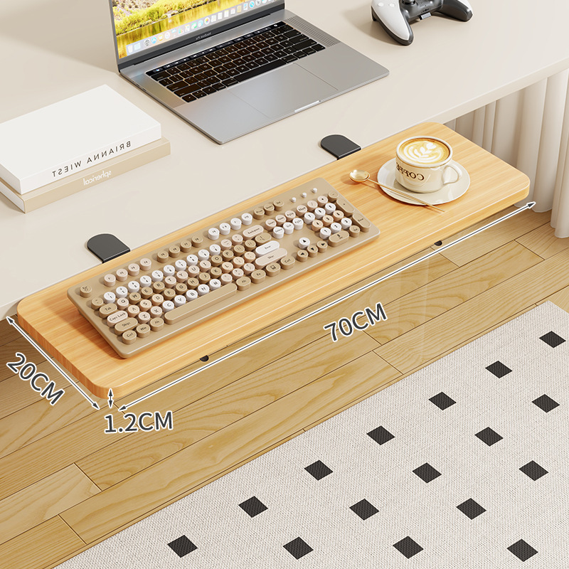 Extensión Plegable de Escritorio para Computadora con Soporte de Brazo para Oficina image 25