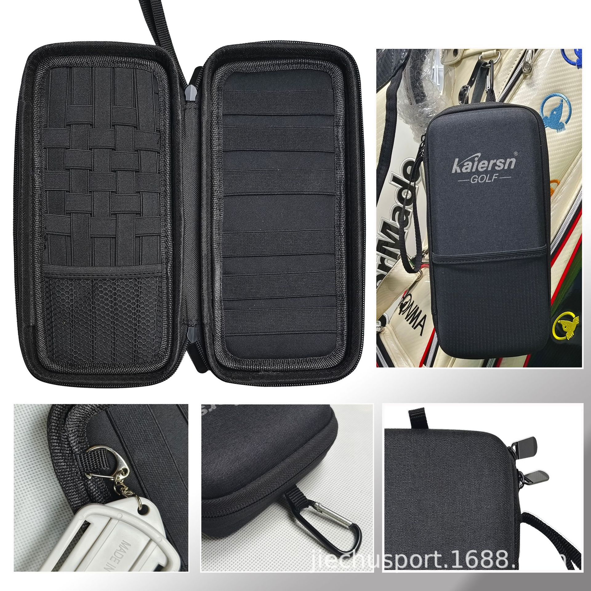 Guantes de golf soporte cubierta protectora Eva bolsa de almacenamiento guantes portátiles accesorios de soporte caja de organización