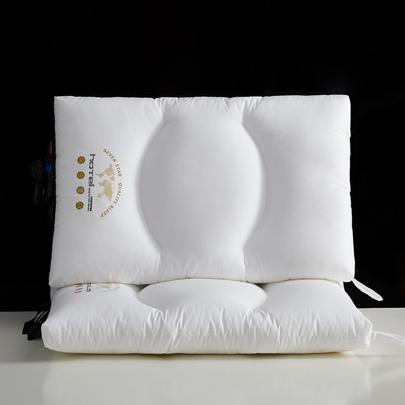 60番手純綿羽根繊維枕芯A級母子用ネックピロー家庭用睡眠補助学生用ホテル用枕