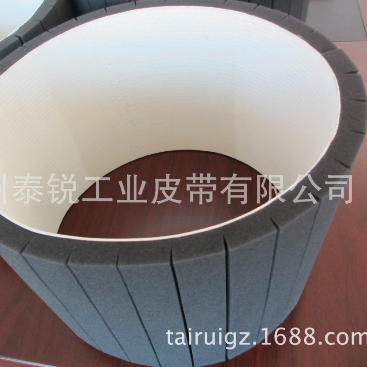 厂家供应包装机贴标机海绵输送带 白色双面纤维食品级海绵带